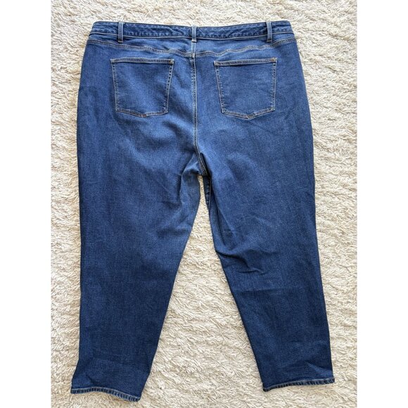 Talbots 22W Everyday Relaxed Fit Blue Denim Jeans - Picture 4 of 4